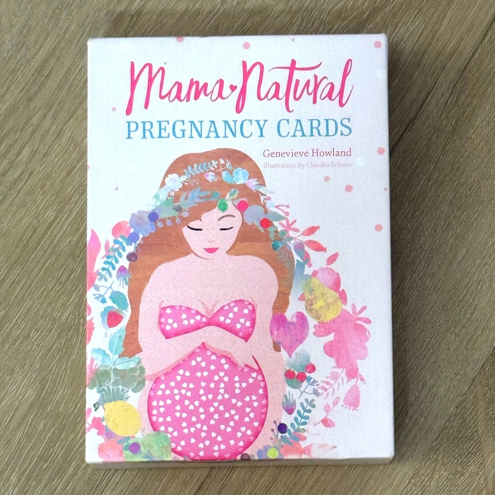 Mama Natural Pregnancy Affirmation Cards For Women